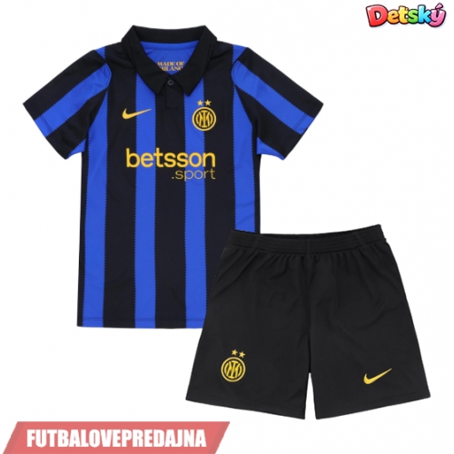 Lacne Dětský Futbalové dres Inter Milan Benjamin Pavard #28 2026-27 Krátky Rukáv - Domáci (+ trenírky)